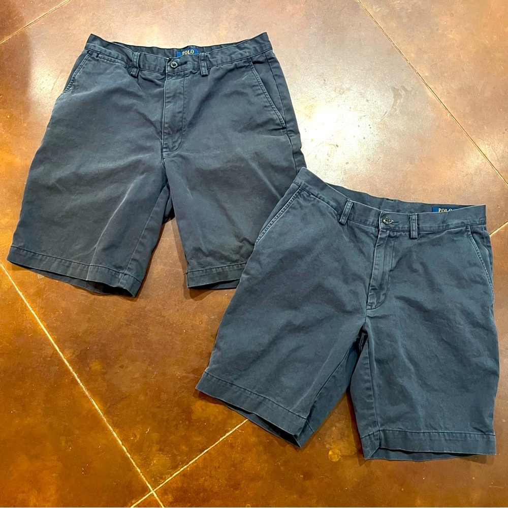 Men’s Polo, Ralph Lauren shorts, size 31 - Navy Blue
